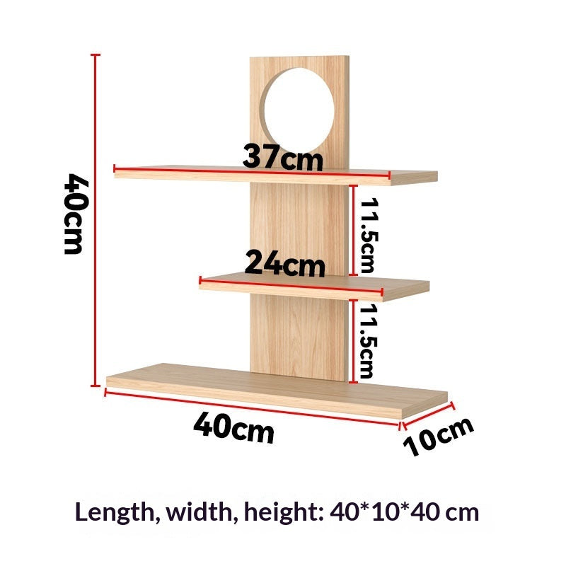 Japandi Tiered Wood Display Shelf