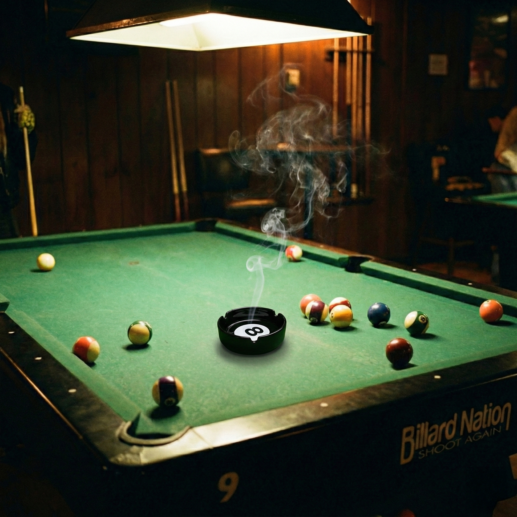 Black 8 Ball Ashtray