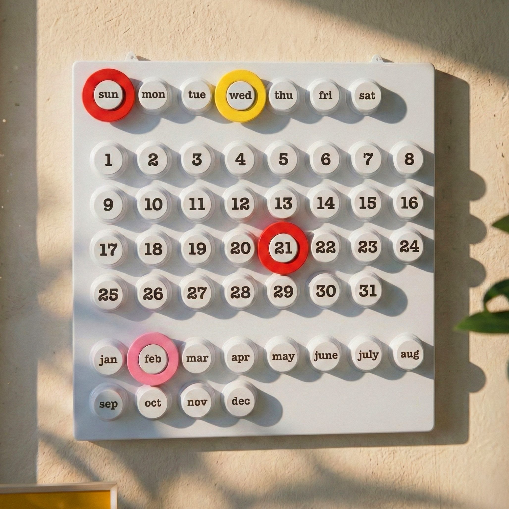 Ring A Date Calendar