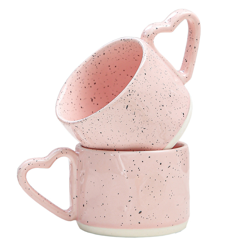 Blush Pink Heart Mug
