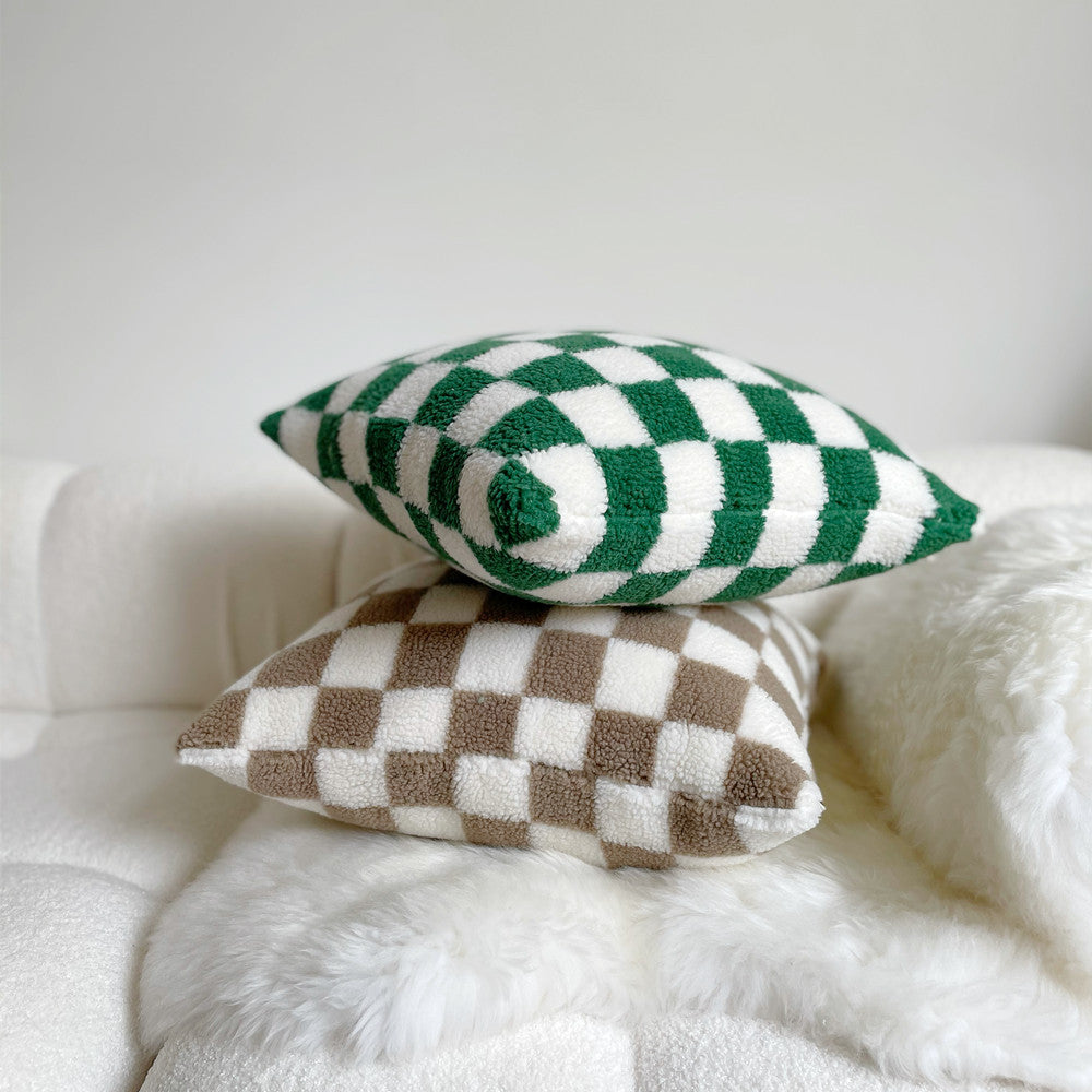 Checkerboard Cushion Cover
