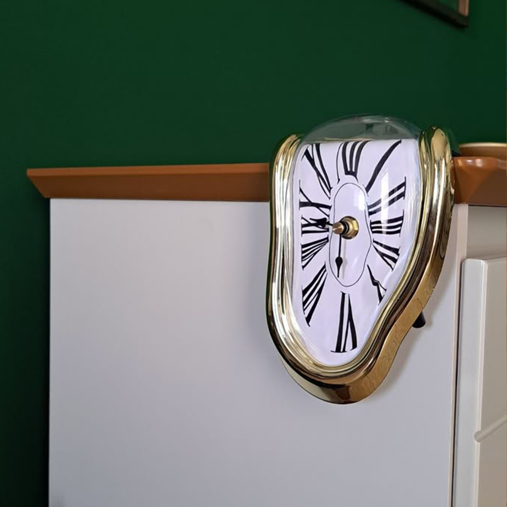 Salvador Dalí Style Melting Shelf Clock