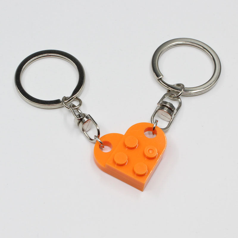 Split Heart Couples Keyring Set