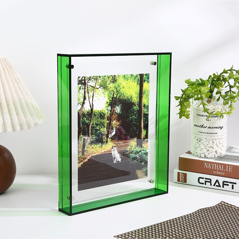 Colour Edge Acrylic Photo Frame