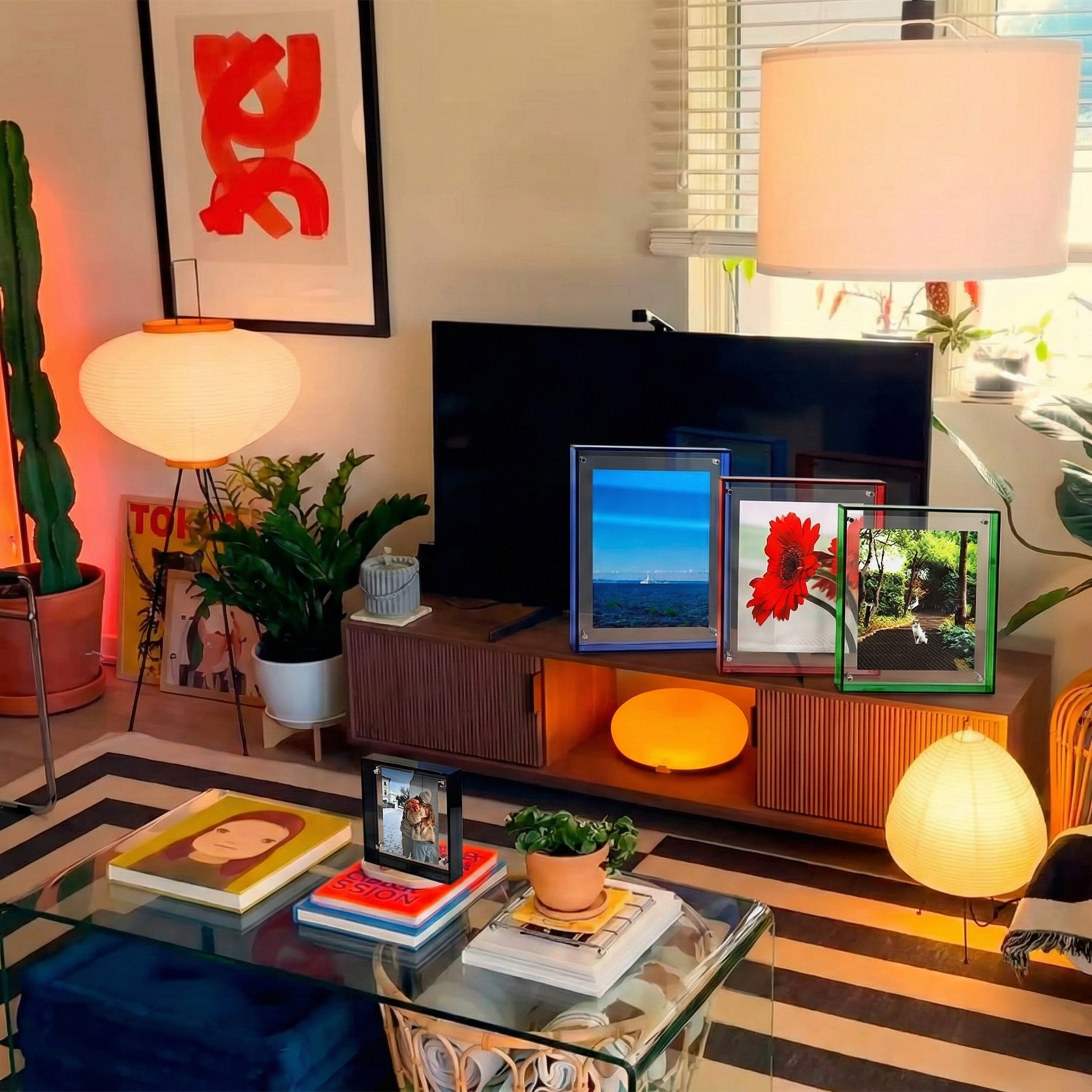 Colour Edge Acrylic Photo Frame