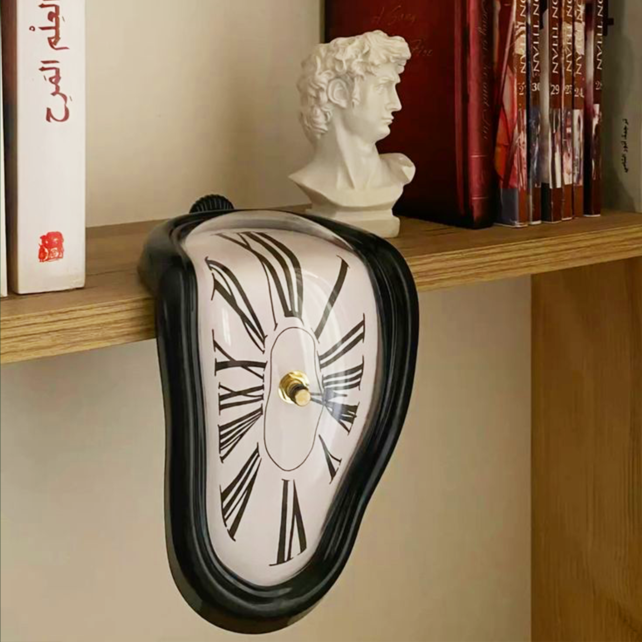 Salvador Dalí Style Melting Shelf Clock