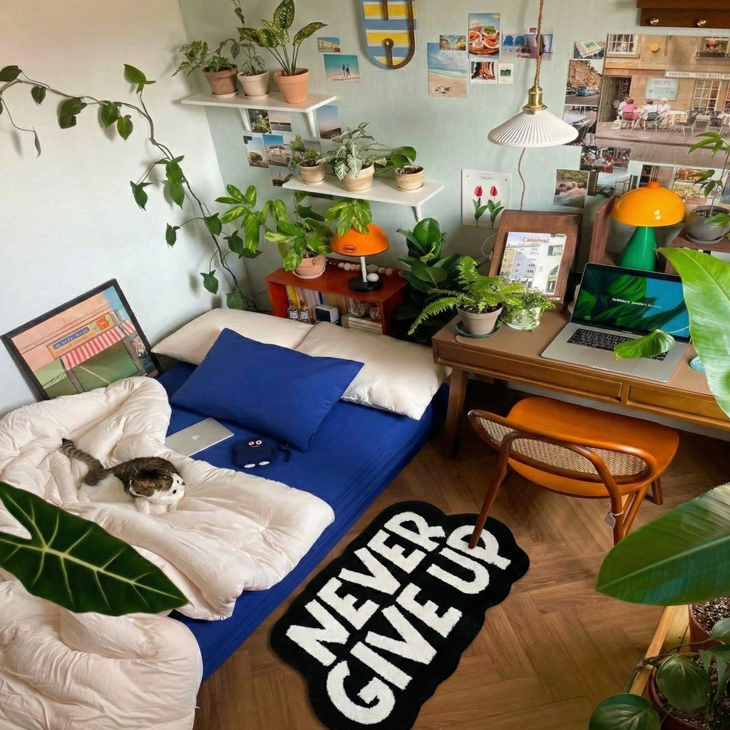 Never Give Up Rug