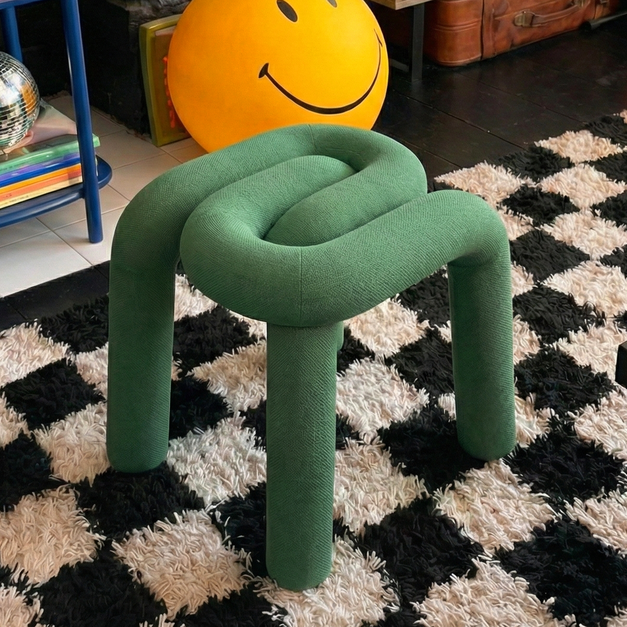 Modern Nordic Knot Stool