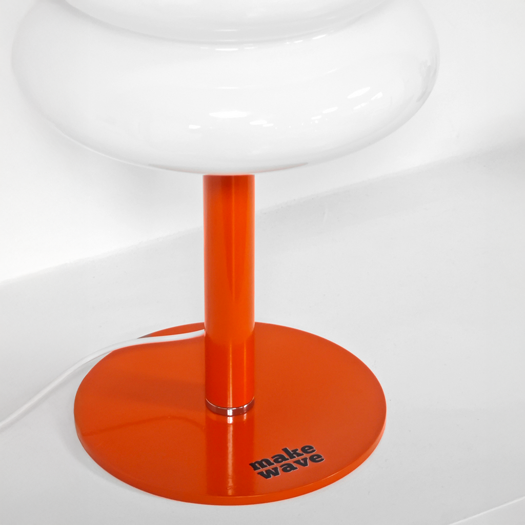 Orange Mushroom Lamp