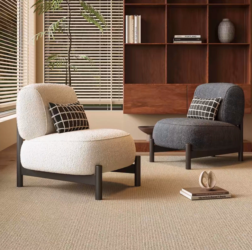 Modern Nordic Bouclé Accent Chair