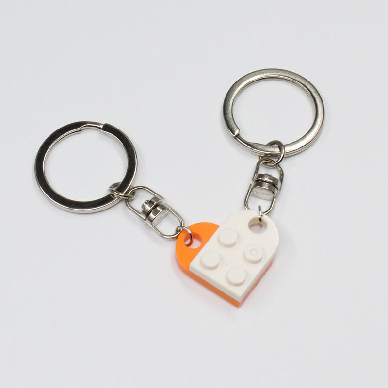 Split Heart Couples Keyring Set