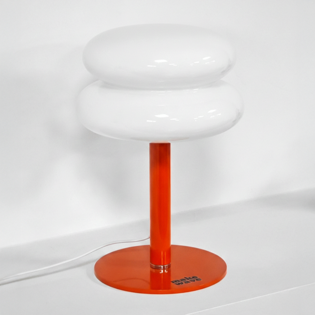 Orange Mushroom Lamp