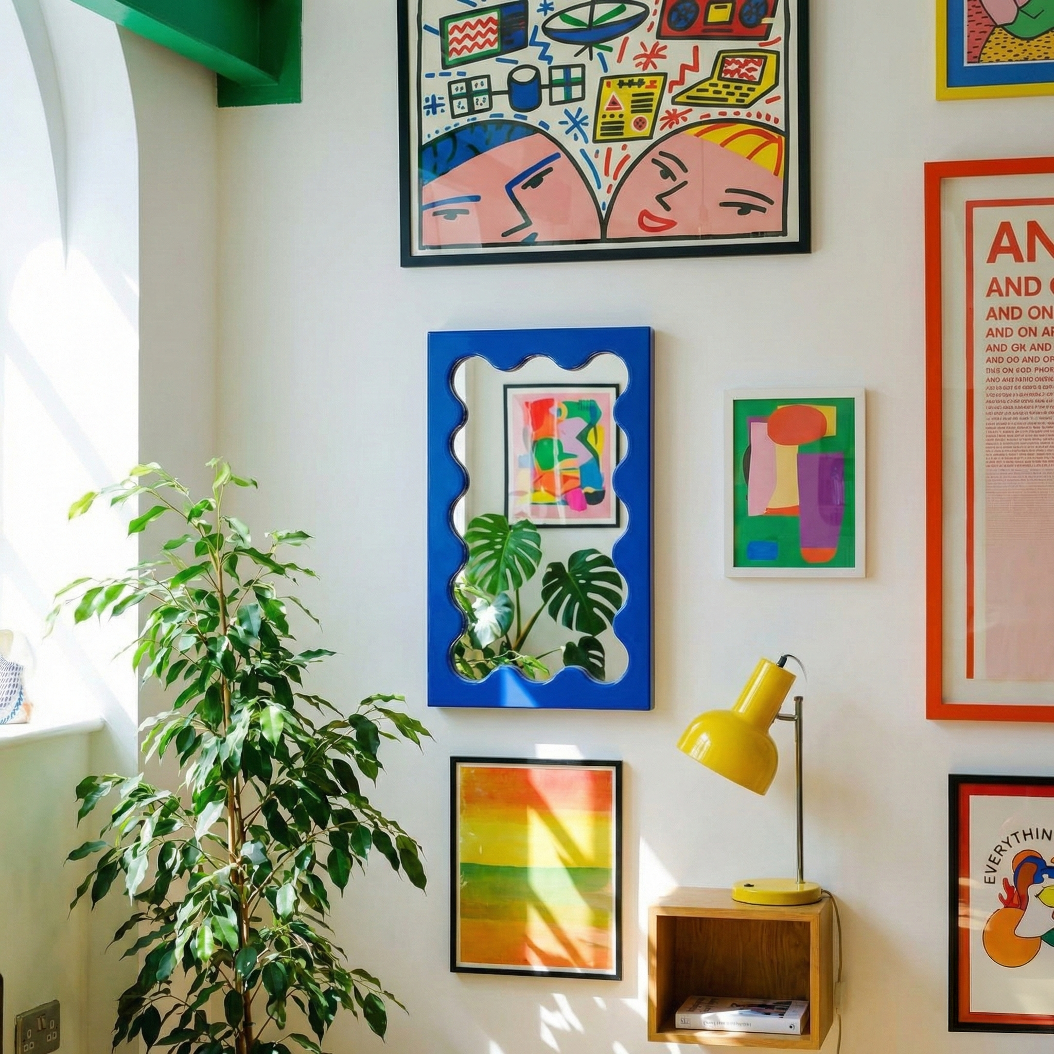 Wavy Squiggle Mirror