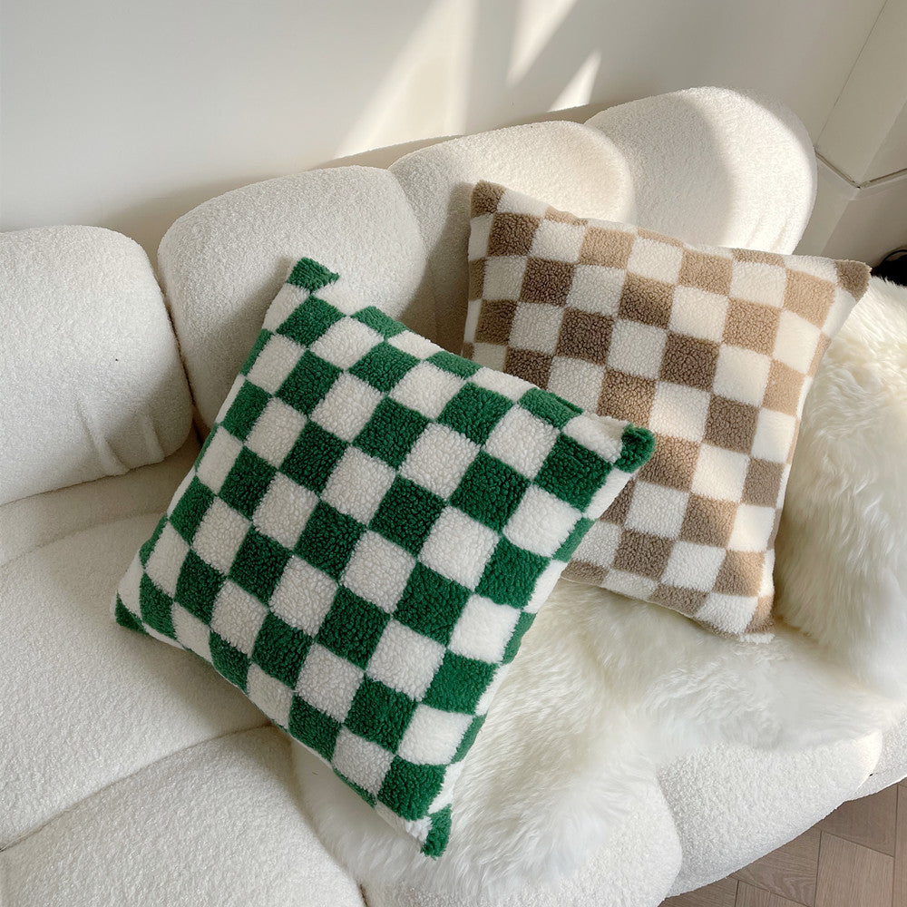 Checkerboard Cushion Cover