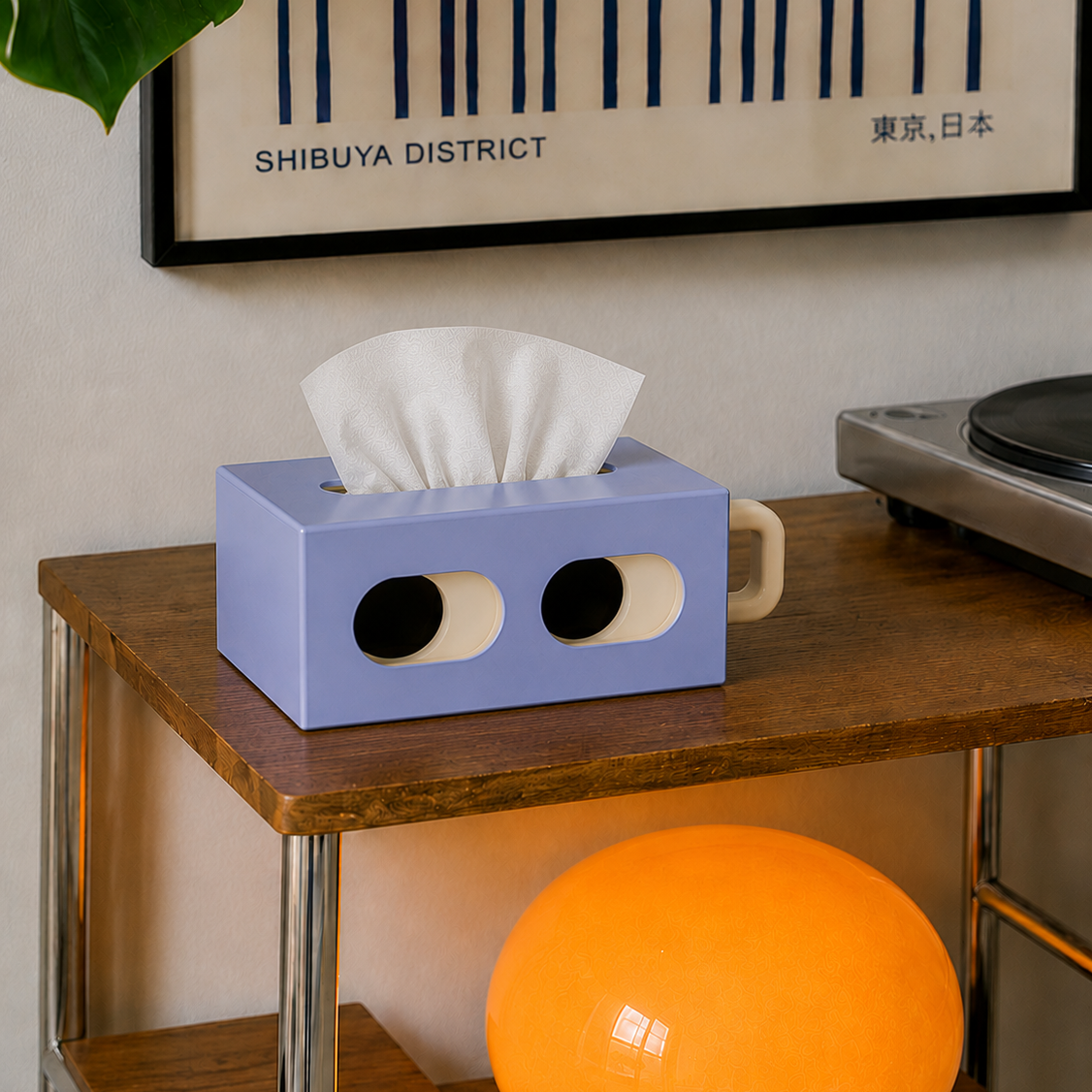 Side Eye Tissue Box