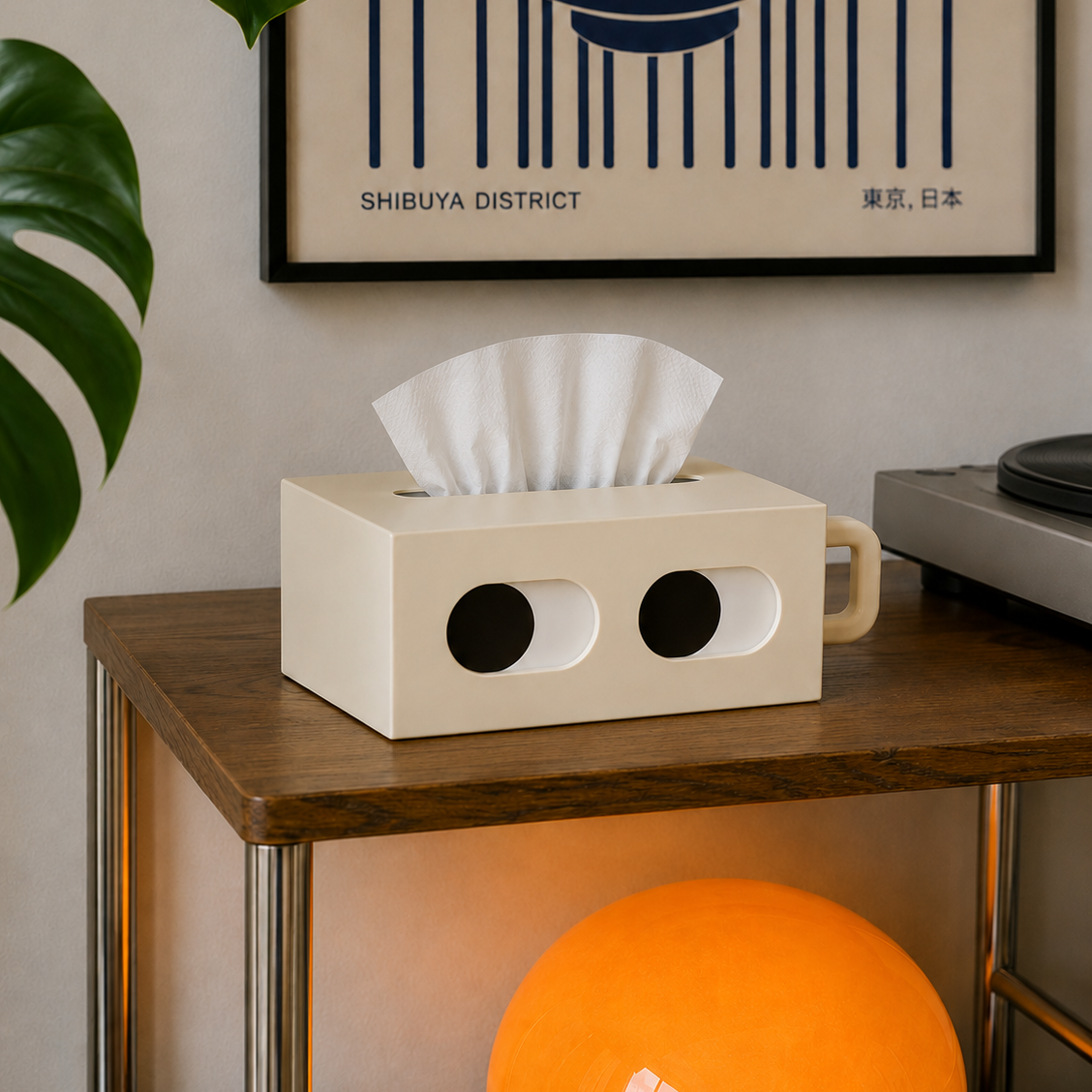 Side Eye Tissue Box