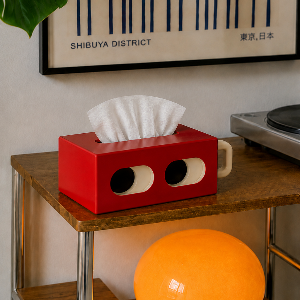 Side Eye Tissue Box