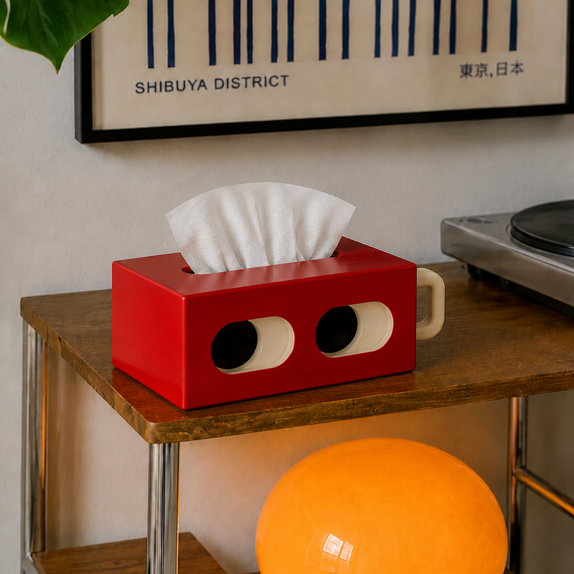 Side Eye Tissue Box