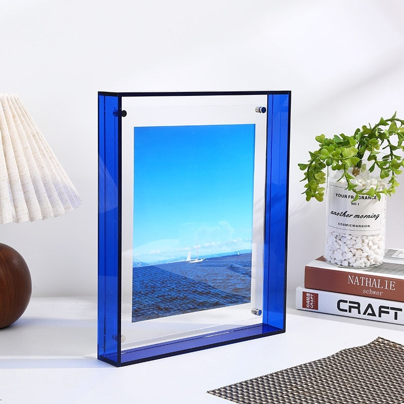 Colour Edge Acrylic Photo Frame