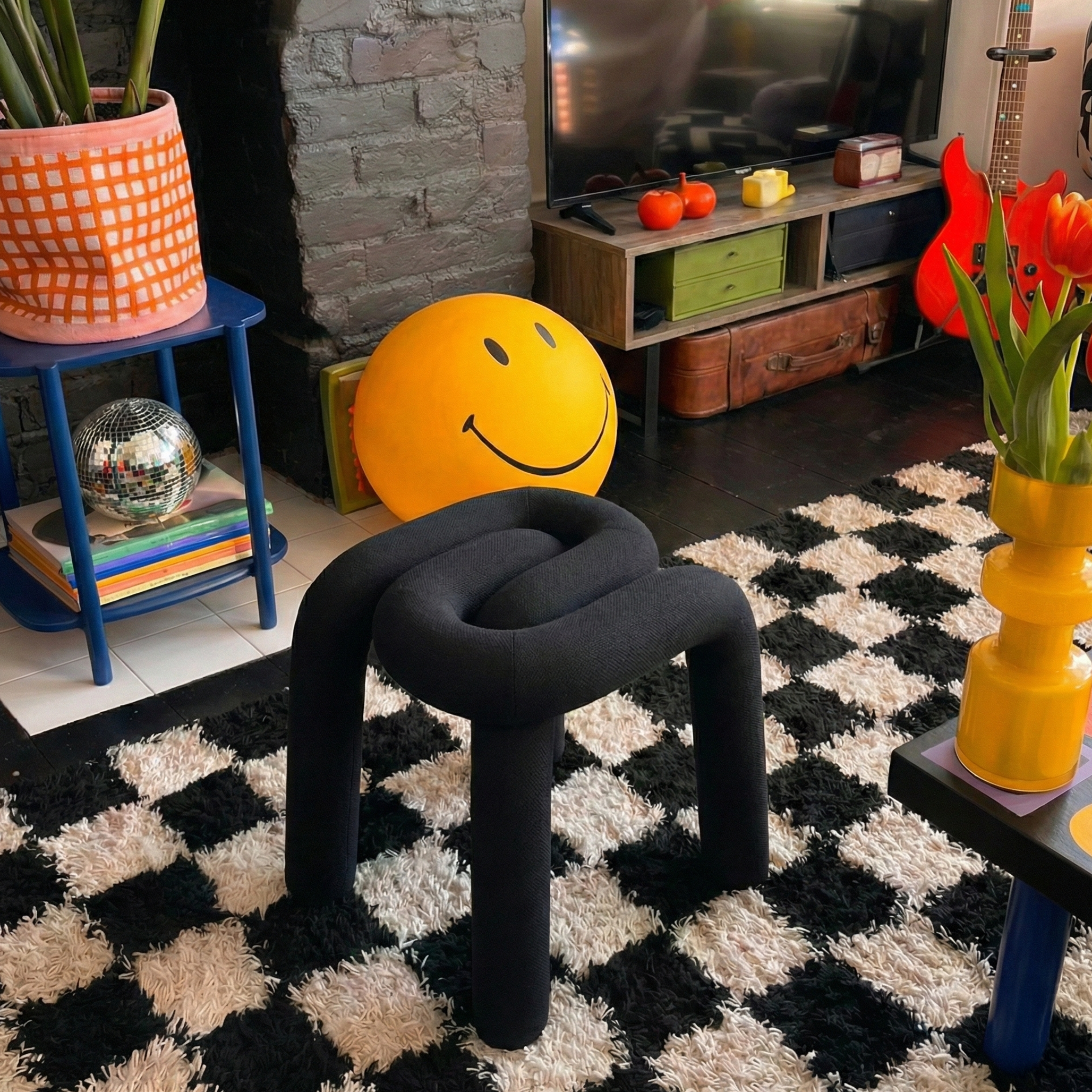 Modern Nordic Knot Stool