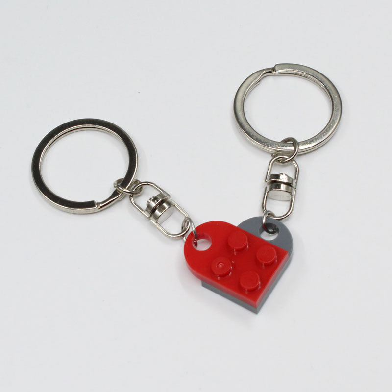 Split Heart Couples Keyring Set