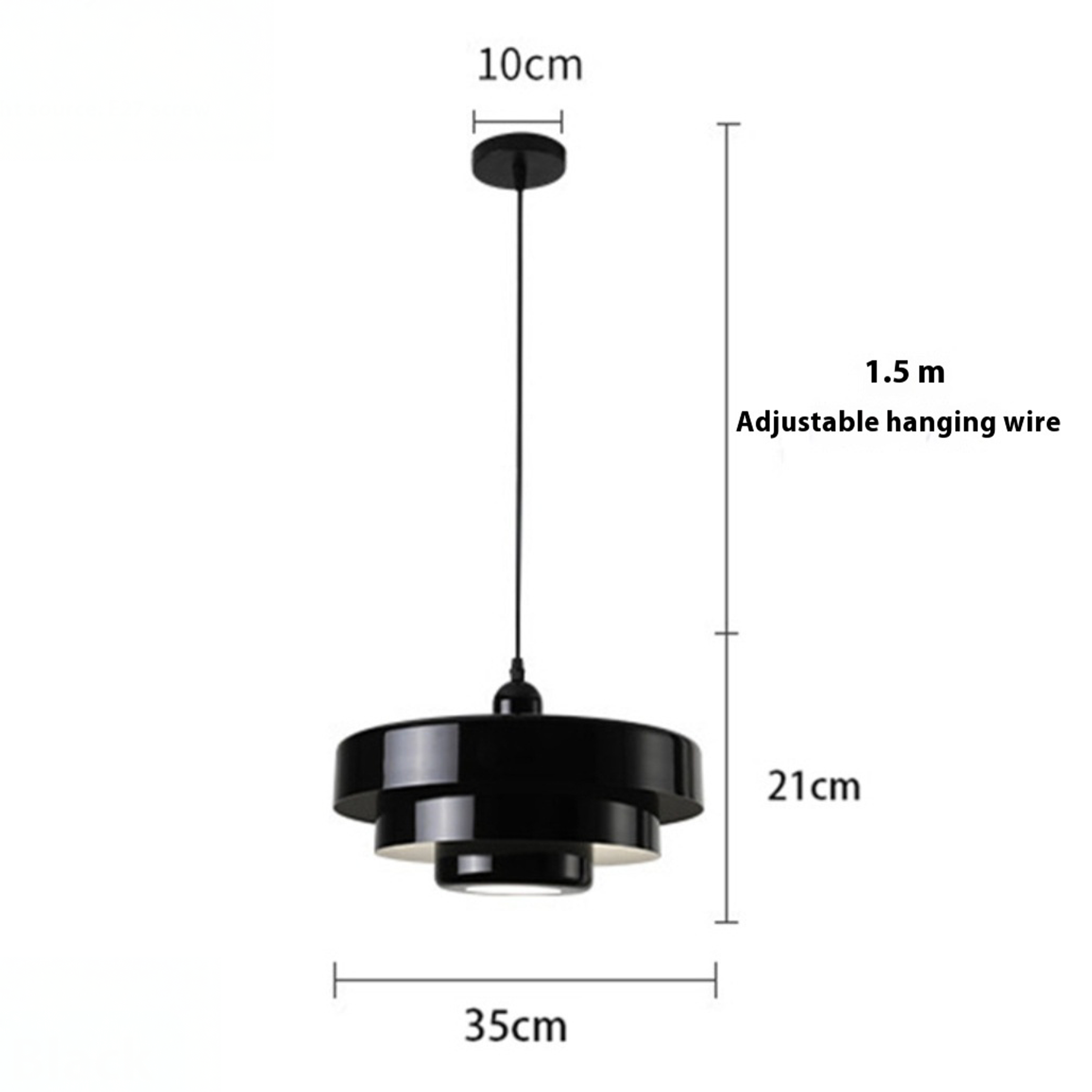 Nordic Tiered Retro Pendant Light
