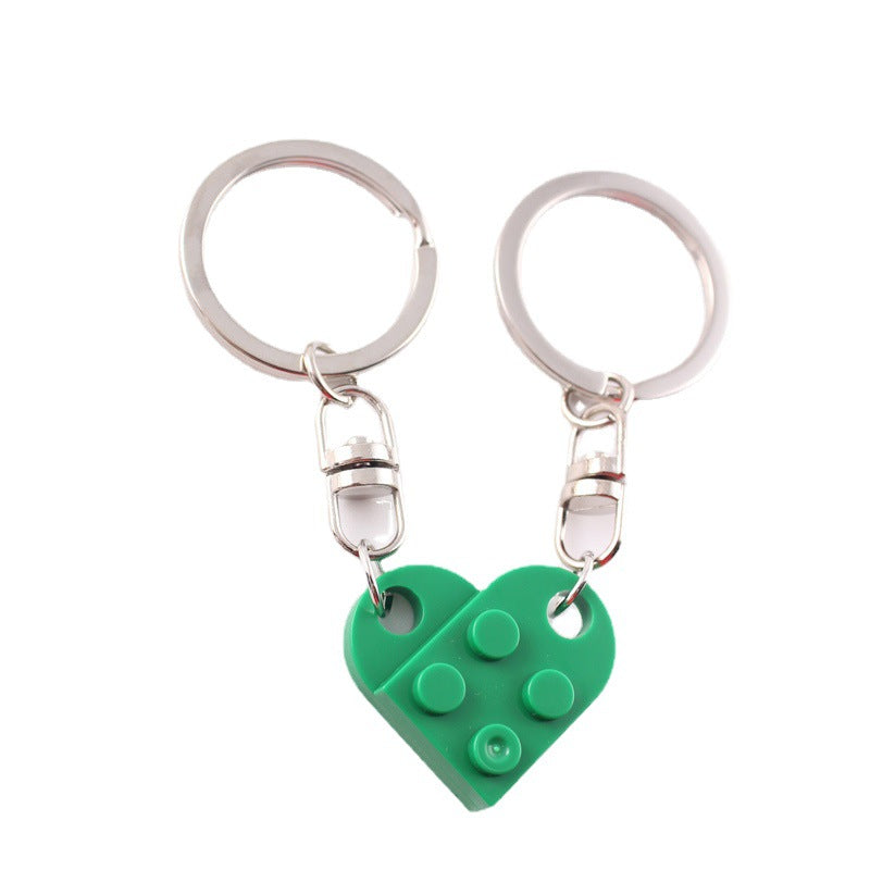 Split Heart Couples Keyring Set