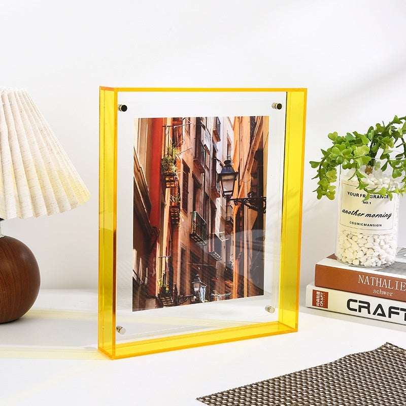 Colour Edge Acrylic Photo Frame