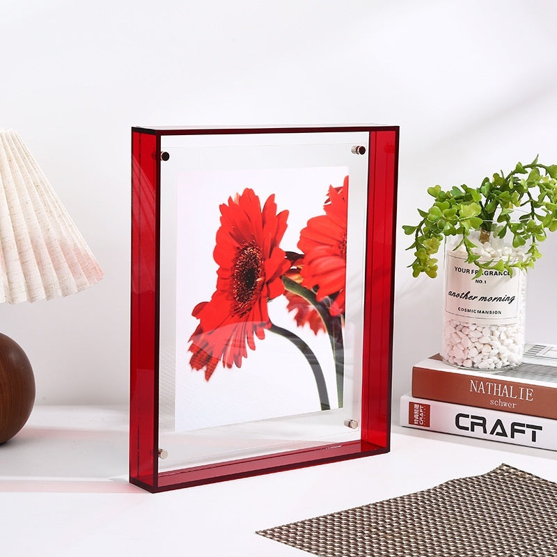Colour Edge Acrylic Photo Frame