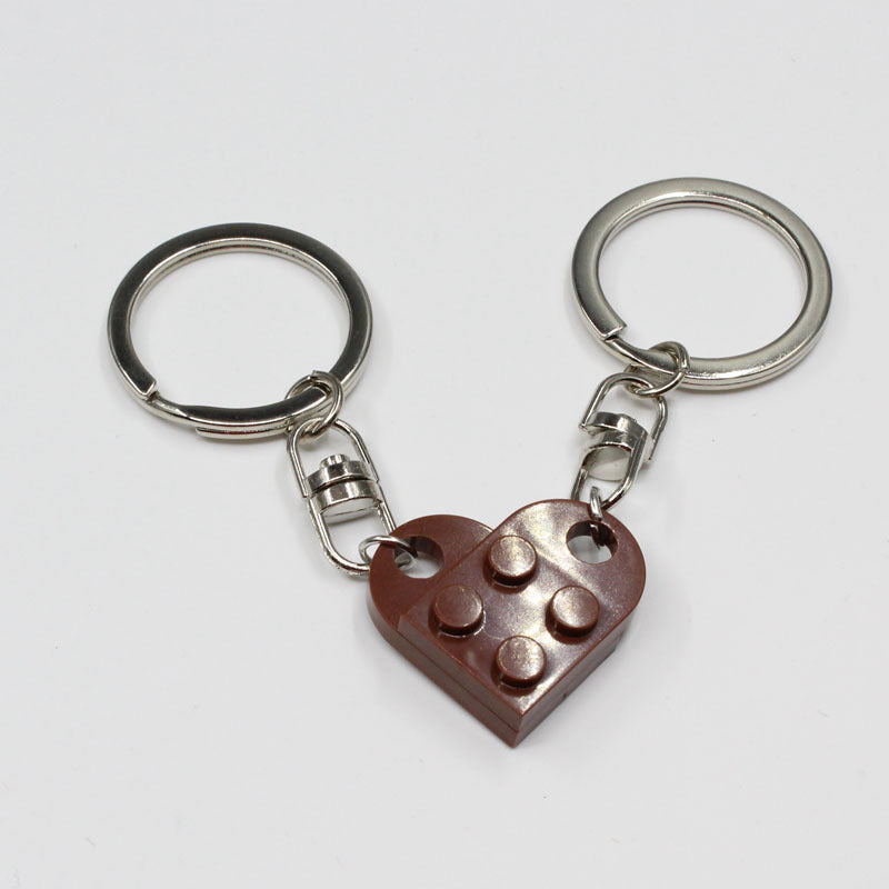 Split Heart Couples Keyring Set