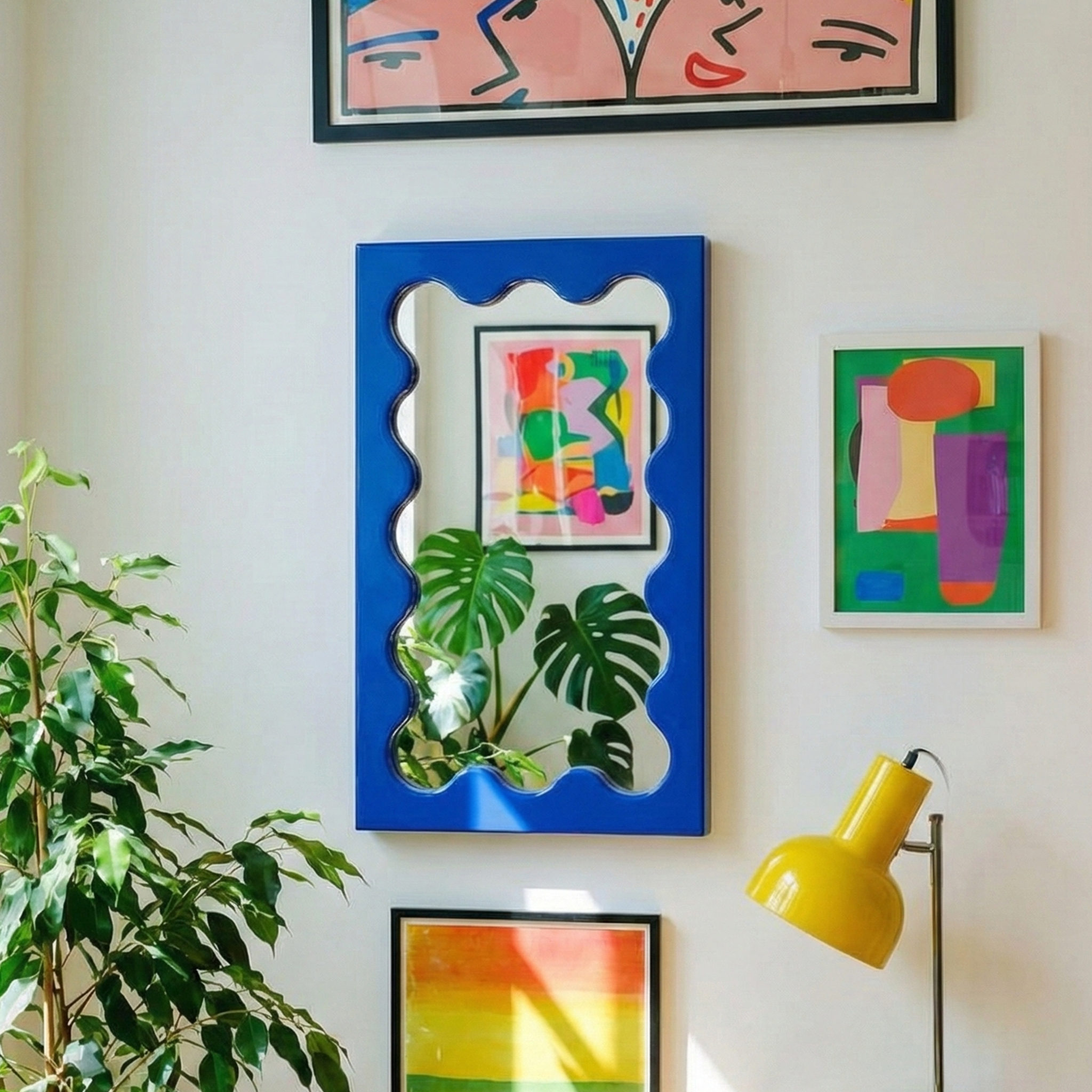 Wavy Squiggle Mirror