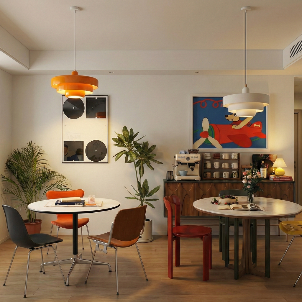 Nordic Tiered Retro Pendant Light